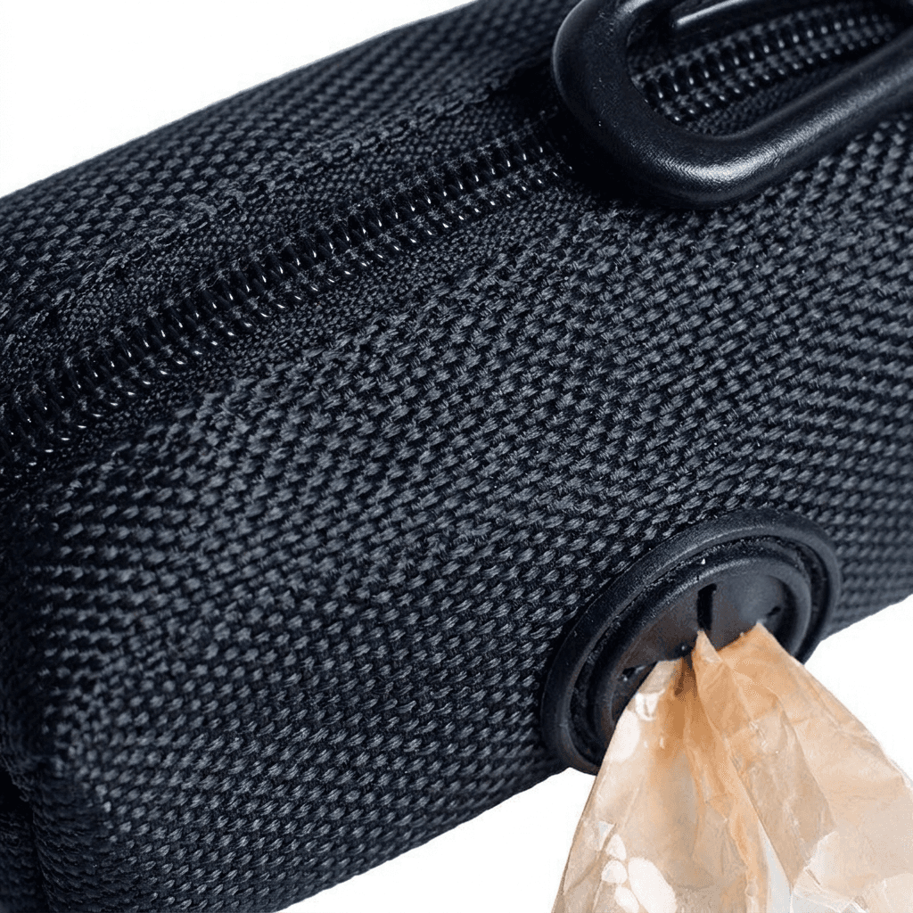 Pet Dog Poop Bag Holder with Leash Clip & Adjustable Strap — view 3 of 7