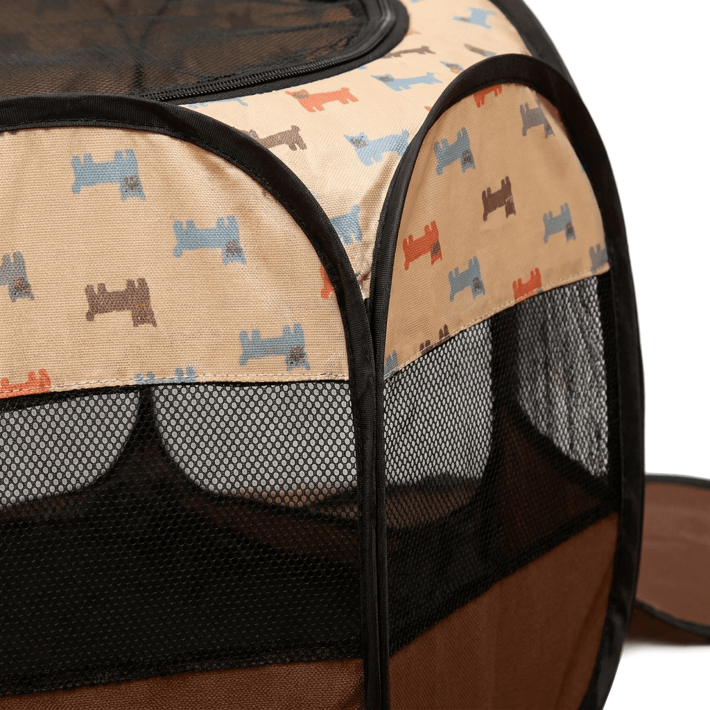 Folding Pet Playpen – Portable Outdoor Shelter with Durable Oxford Fabric — for dogs — view 3 of 8